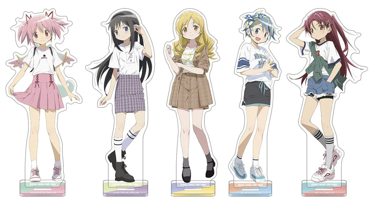 

Charm Anime Fans Gifts Especially Toy Acrylic Stand Puella Magi Madoka Magica HD Figures Ornament Collection Series About 15cm