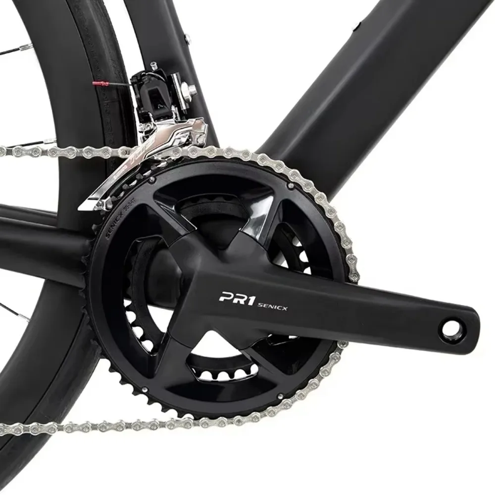 

Велосипед шоссейный TWITTER CYCLONEpro 105/R7120-24Speed Boring Competition T800 из карбонового волокна с гидравлическими дисковыми тормозами