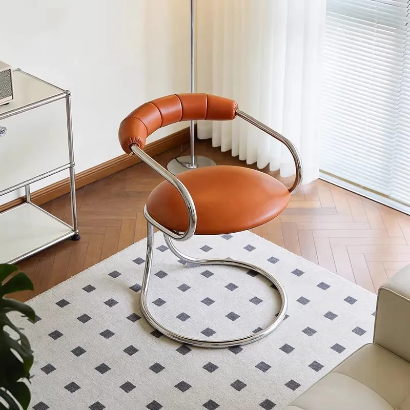 Designer Dining  Nordic Creative Snake  Home Restaurant Casual Backrest Arm