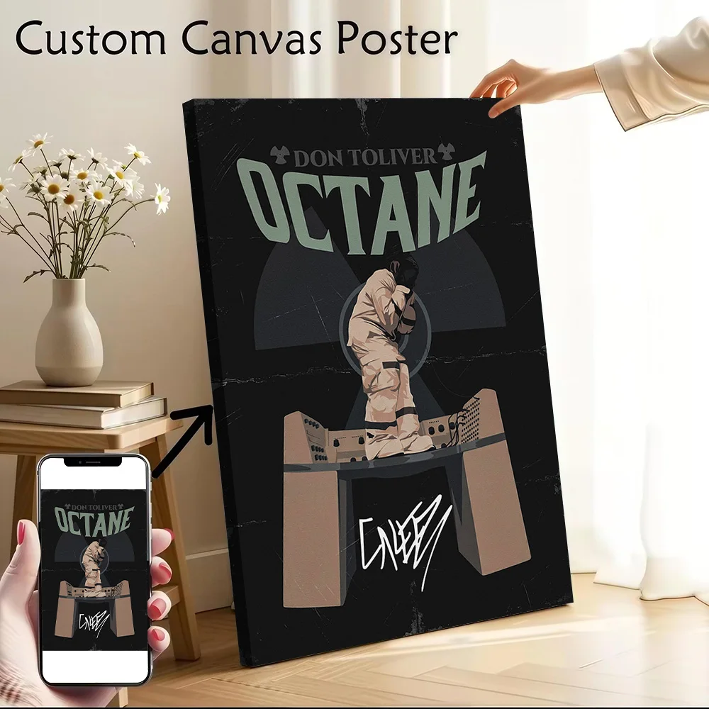Don Toliver Octane Album Art Poster Canvas Wall Art Personalized Print Modern Painting Perfect Gift for Decor Luxury Decoration