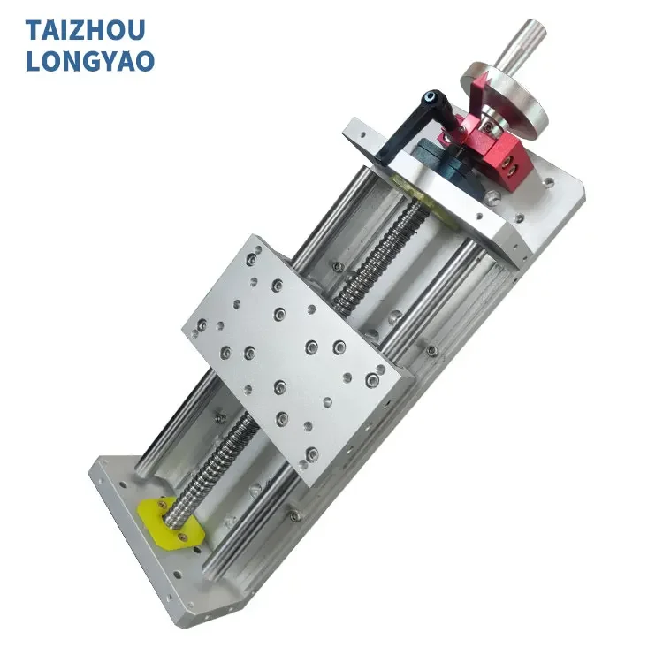 Custom Made  Stage Motorized Cnc Dovetail Slide Linear Guide 100s Stroke 500mm Manual Cross Linear Module