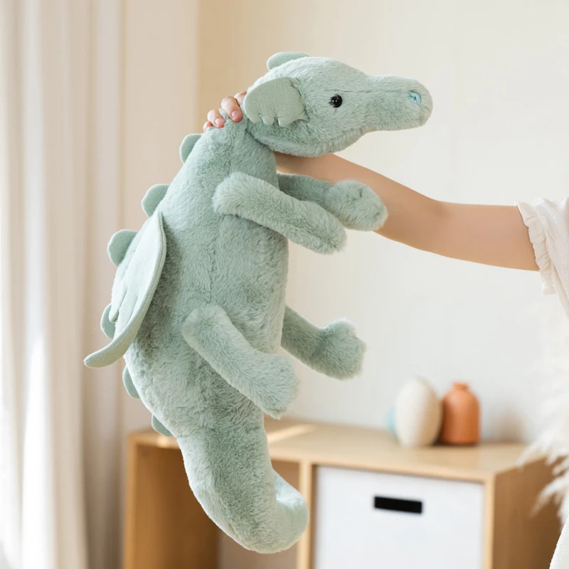 Gigante morbido peluche drago volante giocattoli di peluche bianco verde rosa dinosauro cuscino peluche bambola morbida regali di compleanno Decor