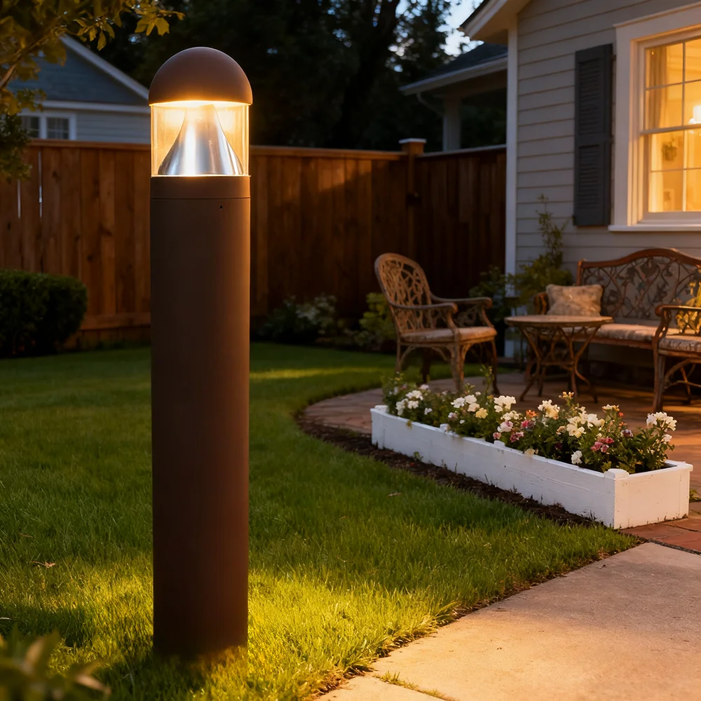 Outdoor Lighting Volt - Lampu Bollard LED Taman AC 120-277/347