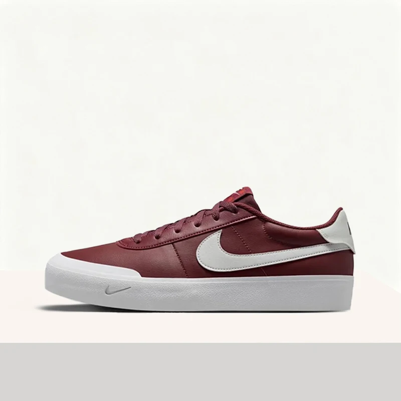

Nike Court Shot: Soft, Minimalist, Comfortable, Durable, and Non-Slip Low-Top Basketball Sneakers for Men – Red FQ8146-200