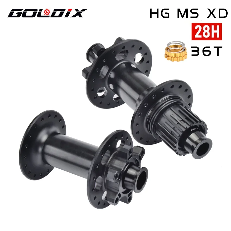 

GOLDIX Bicycle Hub 350 240 28 Holes Without LOGO Mountain Bike DIY Hub HG/XD/MS 141X10 148X12 NEW EXP Ratchet Structure Hub