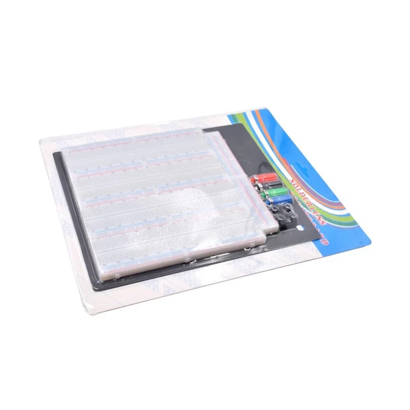 No Welding Solderless Breadboard Plate 3220 Tie-Points Test Circuit Board ZY-208 4Pcs 830 Points