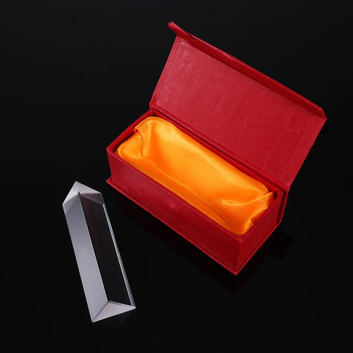 

Optical Triangular Prism 100x30x30mm Glass Crystal for Light Dispersion Physics Experiments Education Spectral Analysis Science