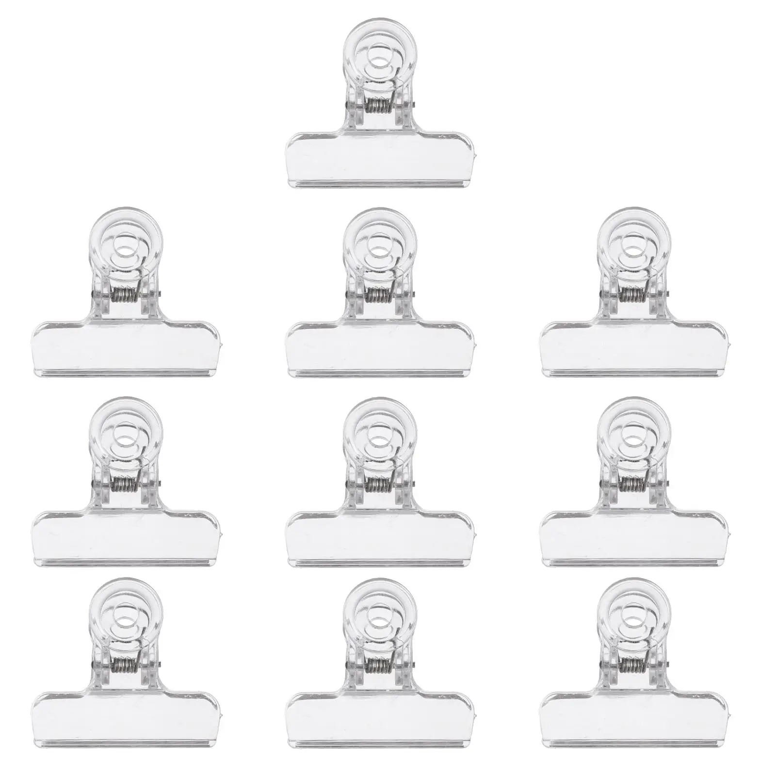 

10 Pcs Nail Clips Plastic Binder Tools Lengthening Extension Fixing Supplies For Gel Acrylic Salons Home Use