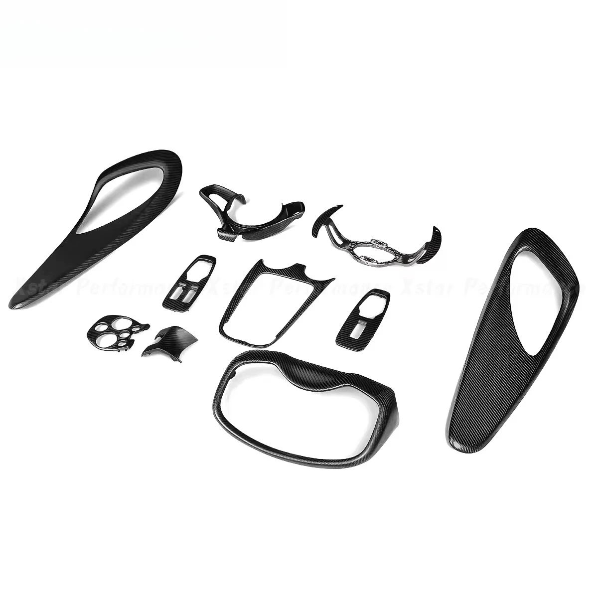 McLaren 540C 570S 570GT 600LT OEM Style Dry Carbon Fiber Interior (10 Pieces)