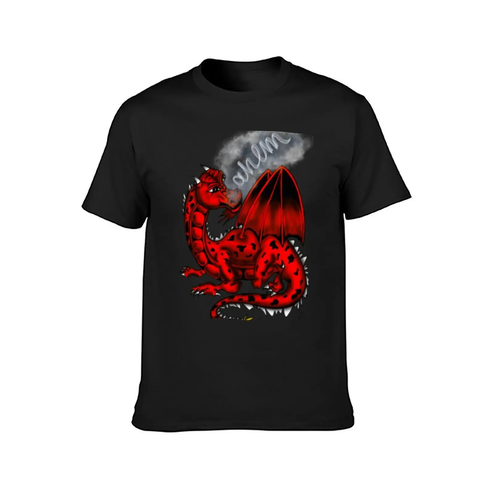 Red Dragon spewing “ahem” smoke (clearing her throat); keeping it cool...let’s call her Patience T-Shirt