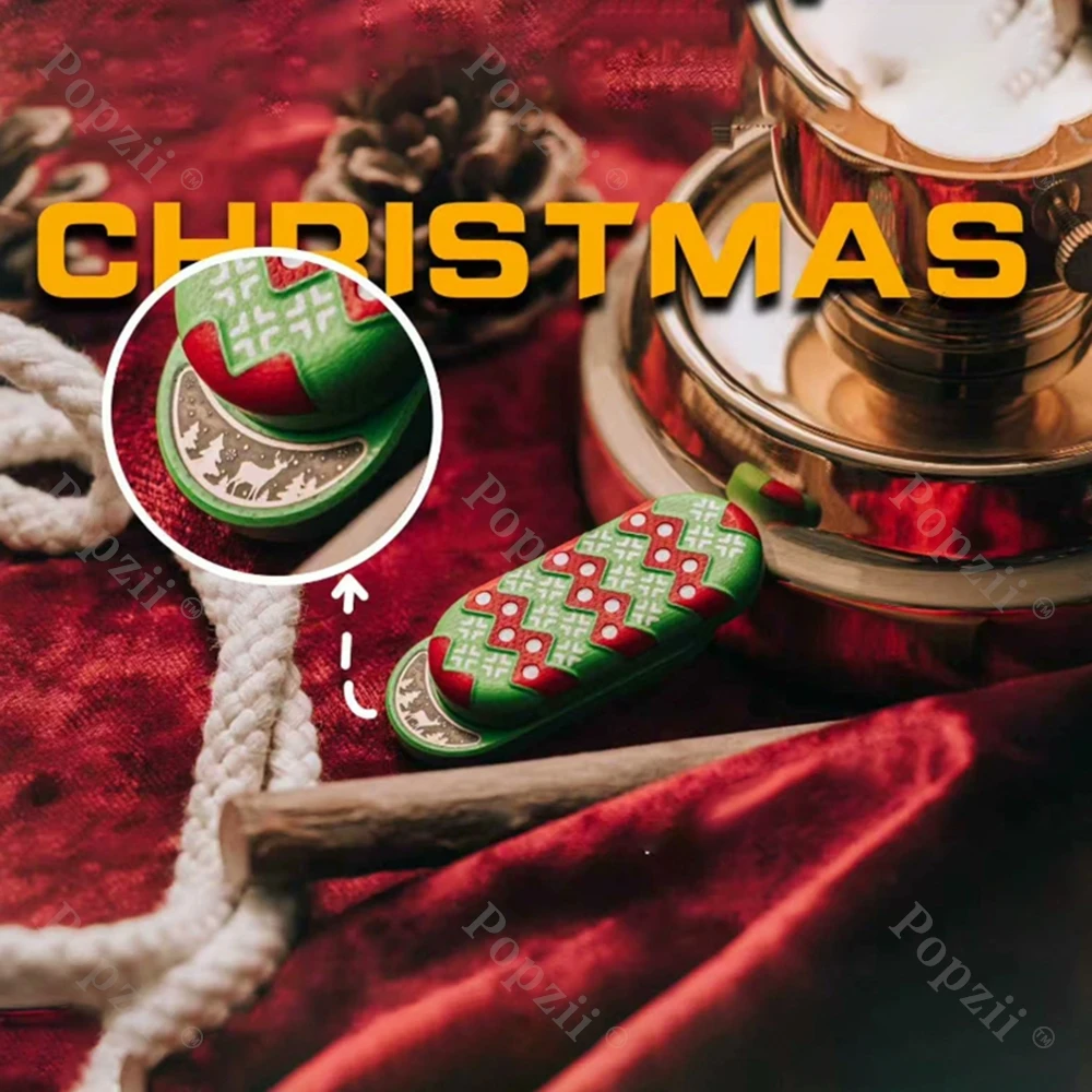 ألعاب معدنية Dz TOP B G10 عيد الميلاد طبعة محدودة الميكانيكية الكبار لعبة لتخفيف الضغط الضغط EDC أفضل ألعاب متململة