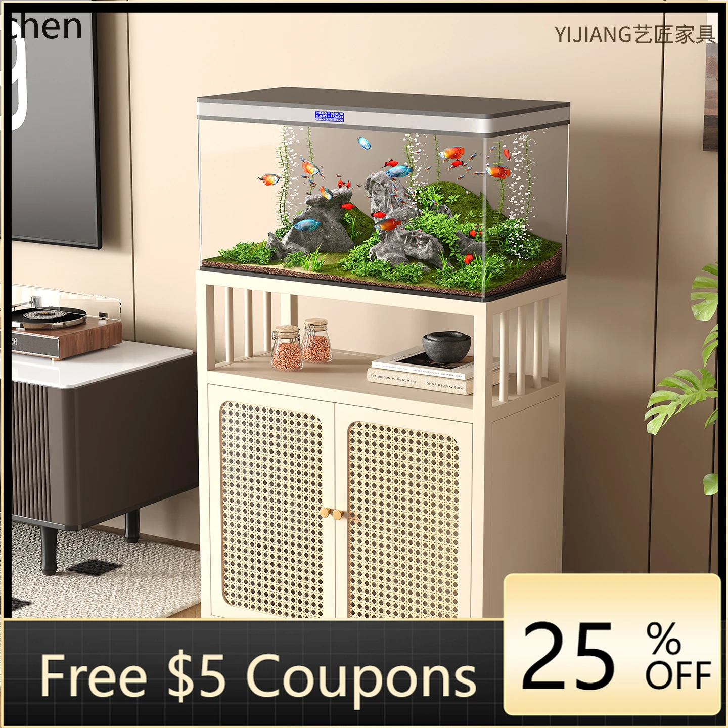 

D1 Fish Tank Base Shelf Dedicated Storage Rack Living Room Multi-layer No Installation Super Heavy-duty Rack