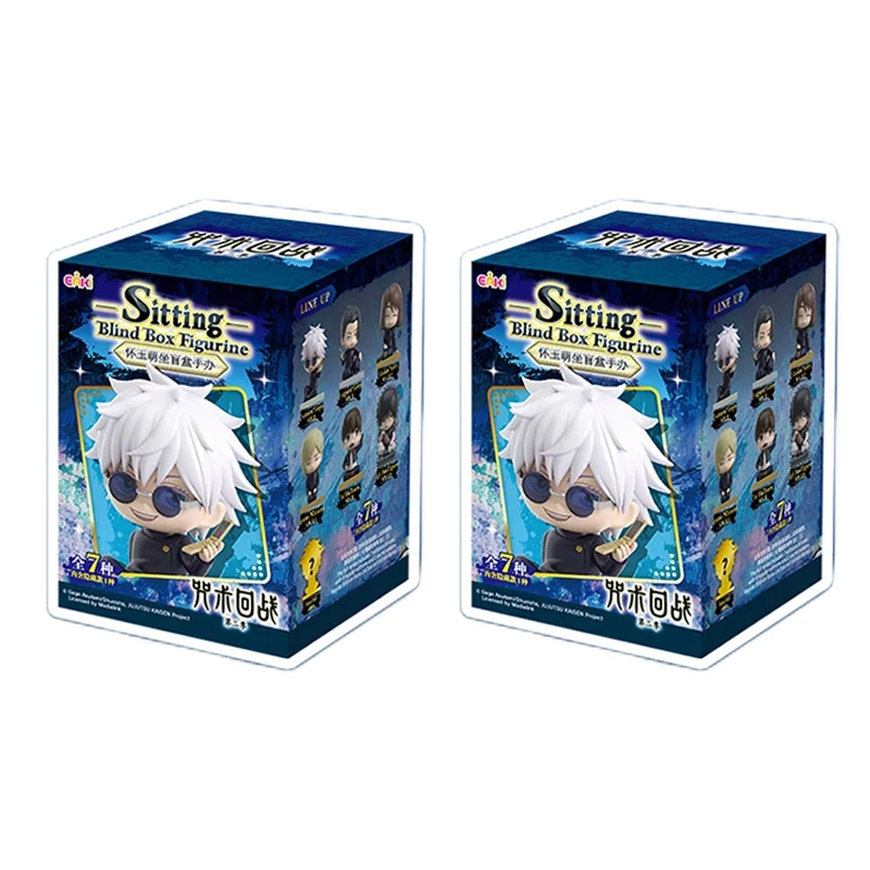2026 new EAKI Jujutsu Kaisen Figurine Blind Box PVC Anime Action Figure Gojo Satoru Geto Suguru Fushiguro Toji Toy birthday Gift image 3