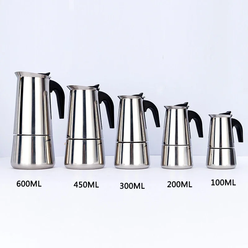 2/4/6/9 /12 cup mocha pot coffee machine espresso cup electric coffee machine latte percolator stove mocha coffee machine