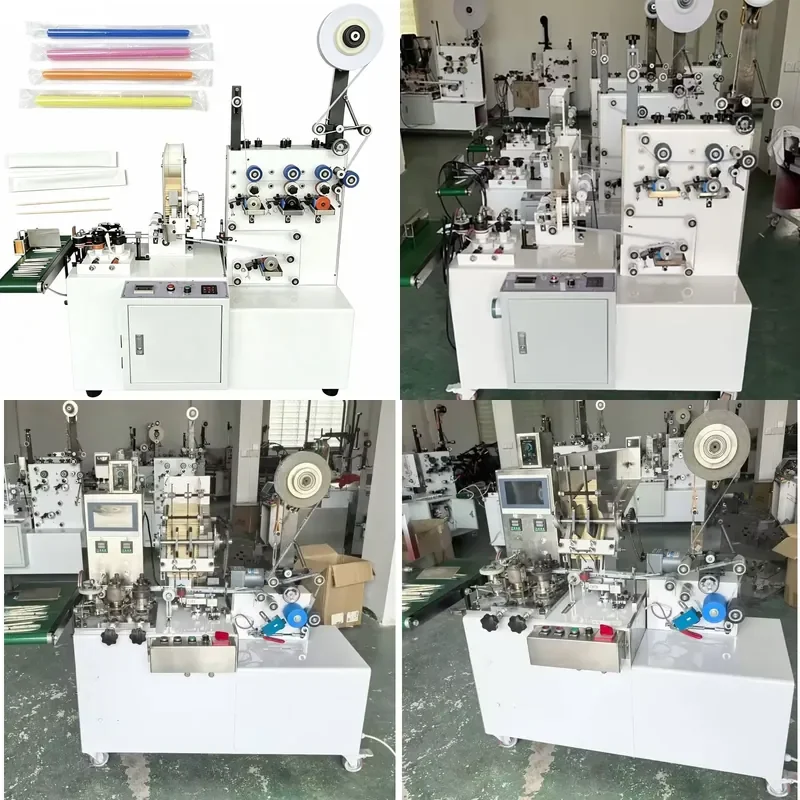 for Electric Disposable Wooden Bamboo Toothpick Chopstick Straw Packaging Machine with 2-3 Color Printing and PLC Motor Core