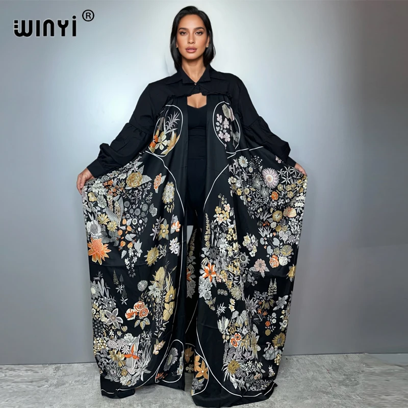 

WINYI new african dresses for woman muslim woman clothing Maxi boho woman clothing Summer Elegant Dress abaya dubai luxury