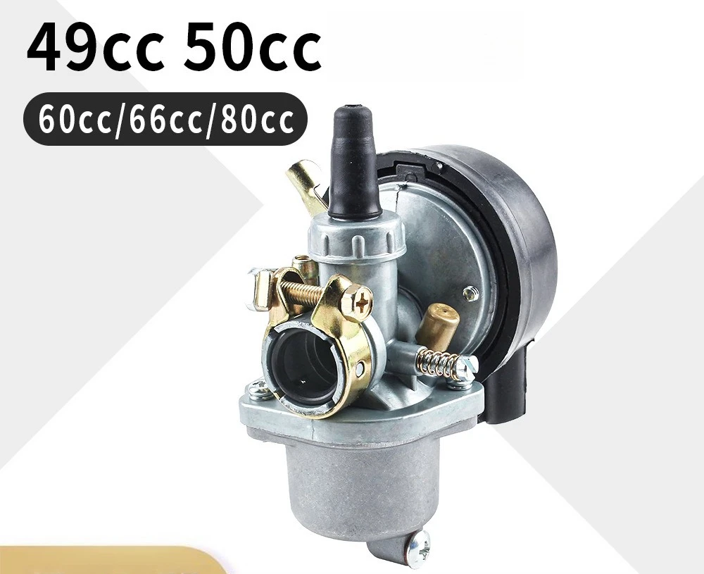 Carb Carburetor For 49cc 50cc 60cc 66cc 80cc 2 Stroke Motorized Bike Pocket Bike Mini Moto