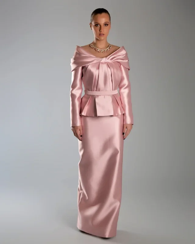 Little Daisy Customized A-line Off-the-shoulder Midi Dresses Prom Dresses Classic Exquisite Modern Style Pastrol Unisex Chinese