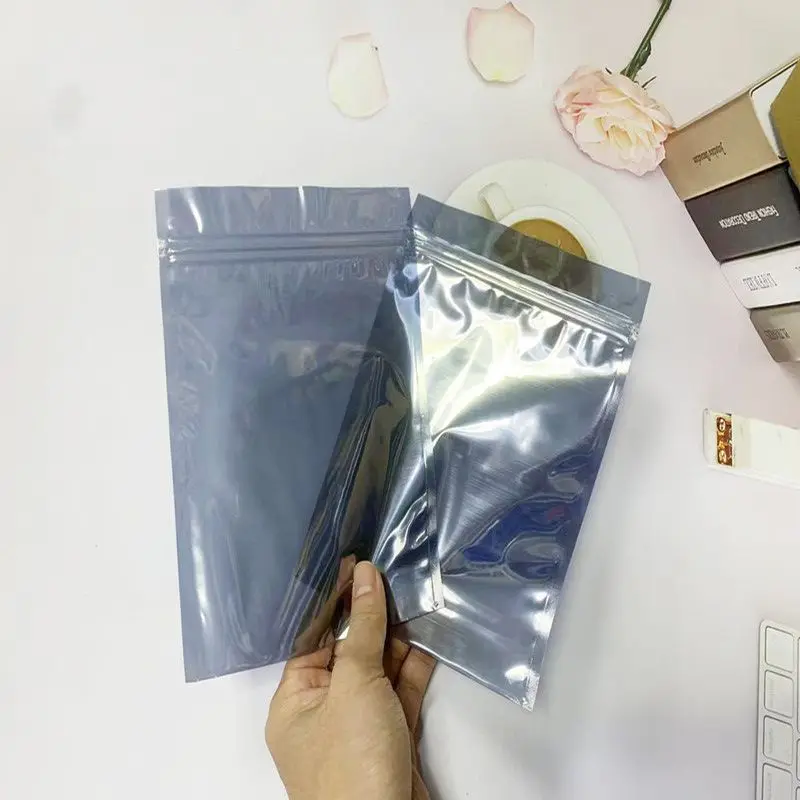 100pcs Anti Static Shielding Zip Lock Bag Resealable ESD Anti-static Instrument Chip Electronic Accessories Battery USB Pouches