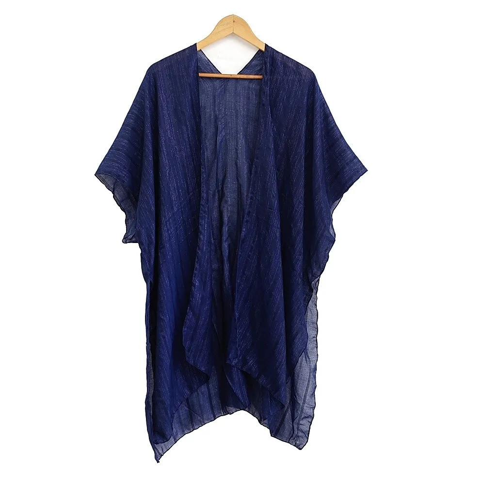 Fashionable Lightweight Women Tulle Shawl V-Neck Cardigans UV Protection Summer Scarf Breathable Lightweight Shawl Daily Wear