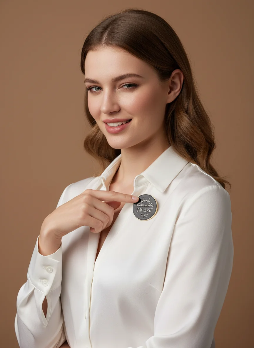 4Styles Classic This is Not The Life I Ordered Lettern Pins Please Don't Interrupt Me When I'm Talking To Myself Words Brooches