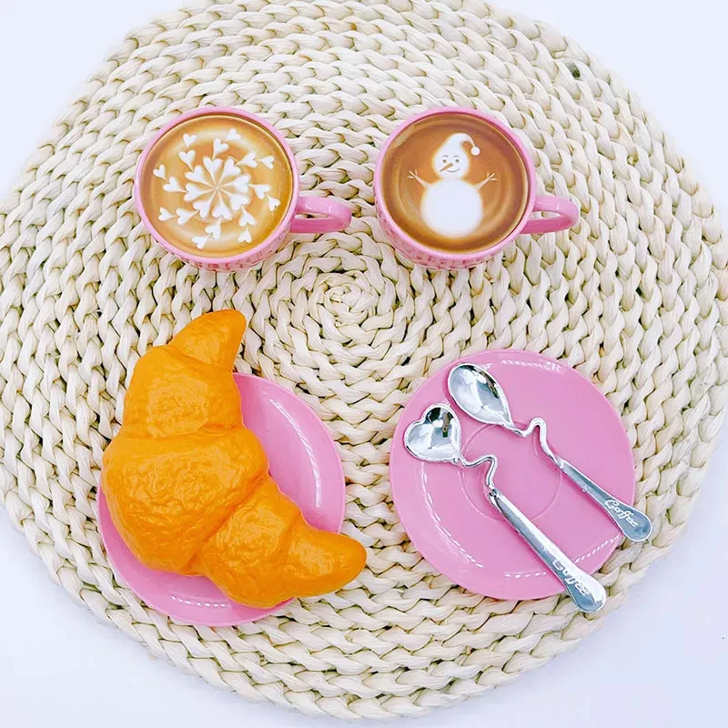 New 11PCS Coffee Tableware Set Simulated Children's Play House Outdoor Kitchen DIY Afternoon Tea Game Toys Educational Toys