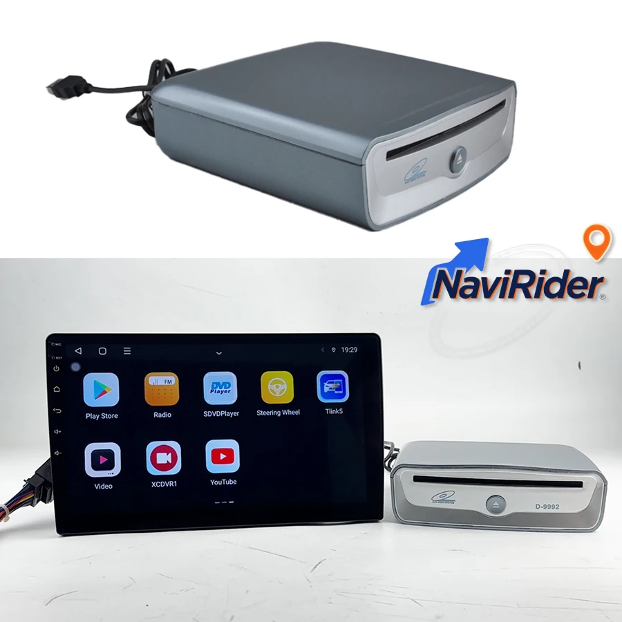 Touch Control HD Video Music Reader USB External Car DVD CD Drive Box For Android Head Unit Auto Multimedia Player Plug And Play