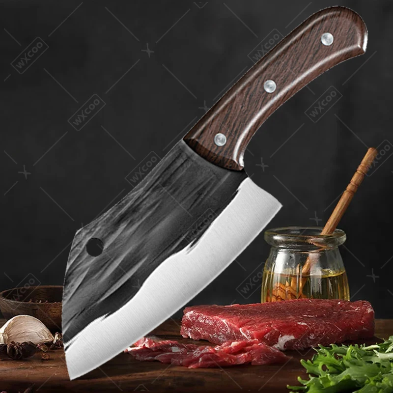 Kitchen Knife Stainless Steel Forged Cleaver Chef Paring Knife Japanese Ultra Sharp Meat Butcher Cooking Cuchillos De Cocina