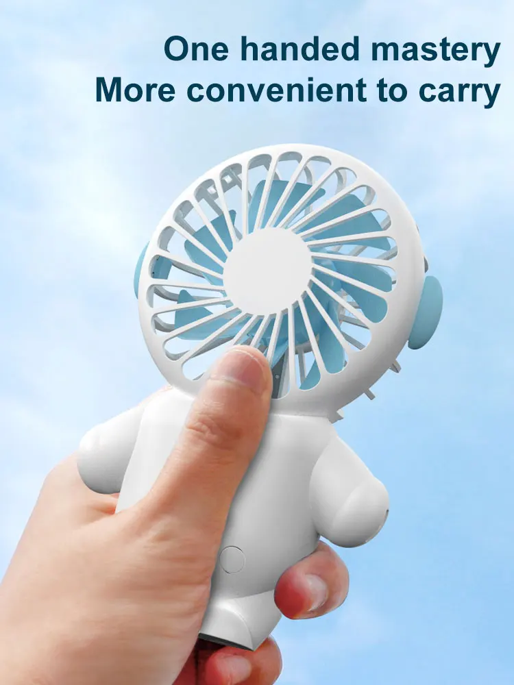 

Creative Handheld Mini Astronaut Fan Desktop Fan For Outdoor Camping ,Portable Summer USB Rechargable Small Fan