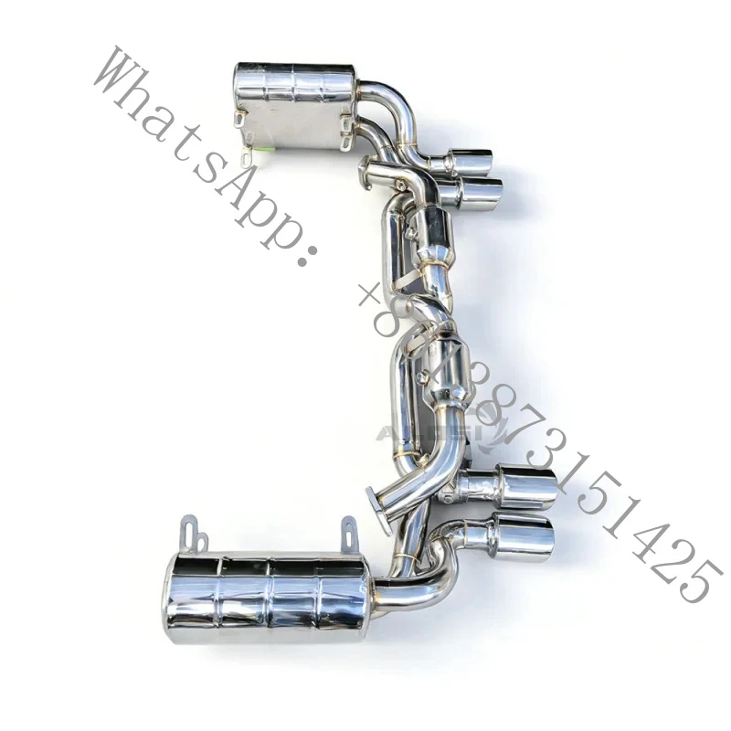 Stainless Steel High-flow Catback Exhaust System with Fit 996 3.4 3.6 1997-2024 , Enhancing Sports Car Sound