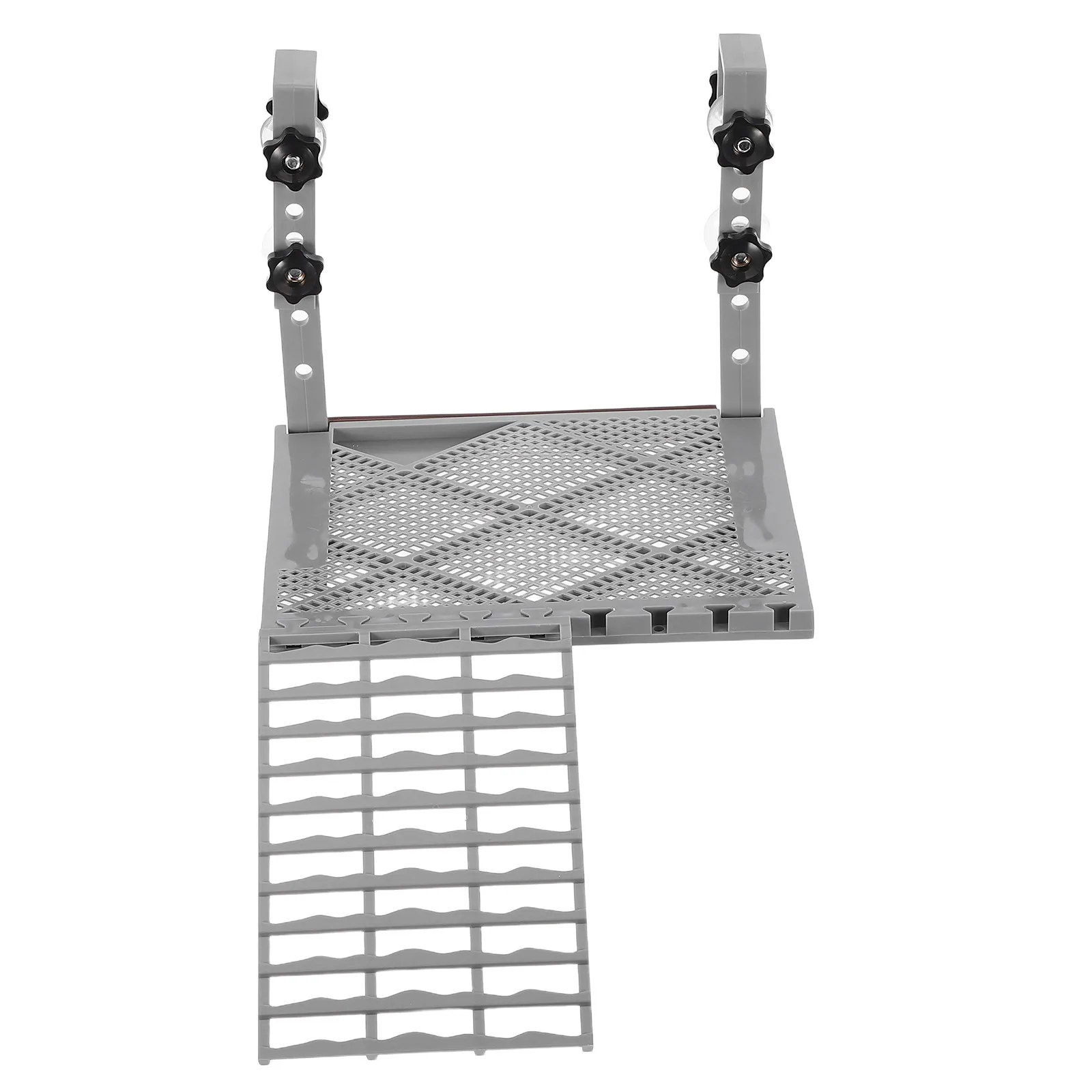 Solid Form Hanging Turtle Basking Platform Floating Turtle Platform with Non Slip Ramp Basking Ramp Easy to Tank Easy Climbing