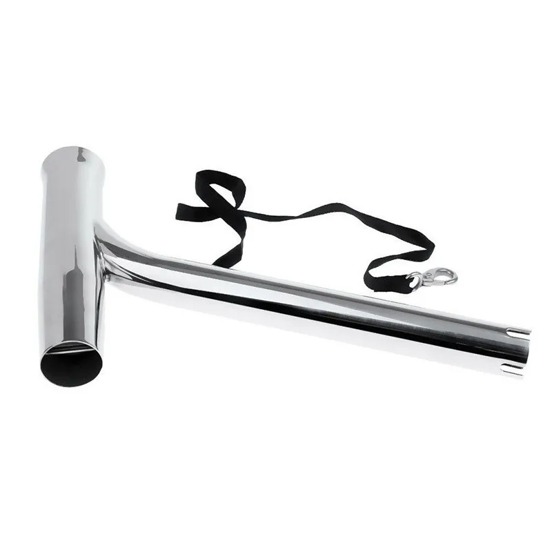Accessory ToolsMarine Yacht Hardware Accessories Stainless Steel Diagonal Leg With Rope Fishing Rod Bracket