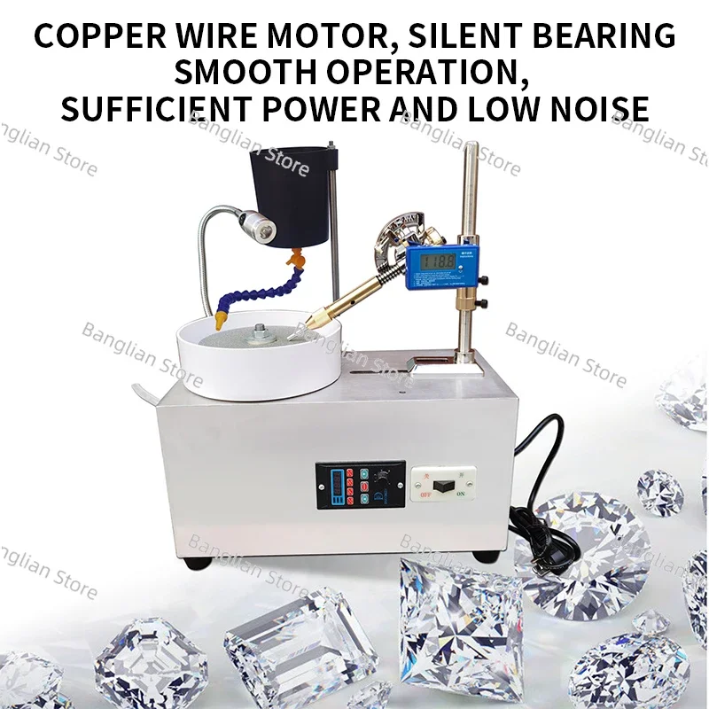 Gem Polishing Angle Machine, Jewelry Processing, Flat Grinding, Polishing, Faceting Machine, Seal Grinding Machine, GPM-BXG