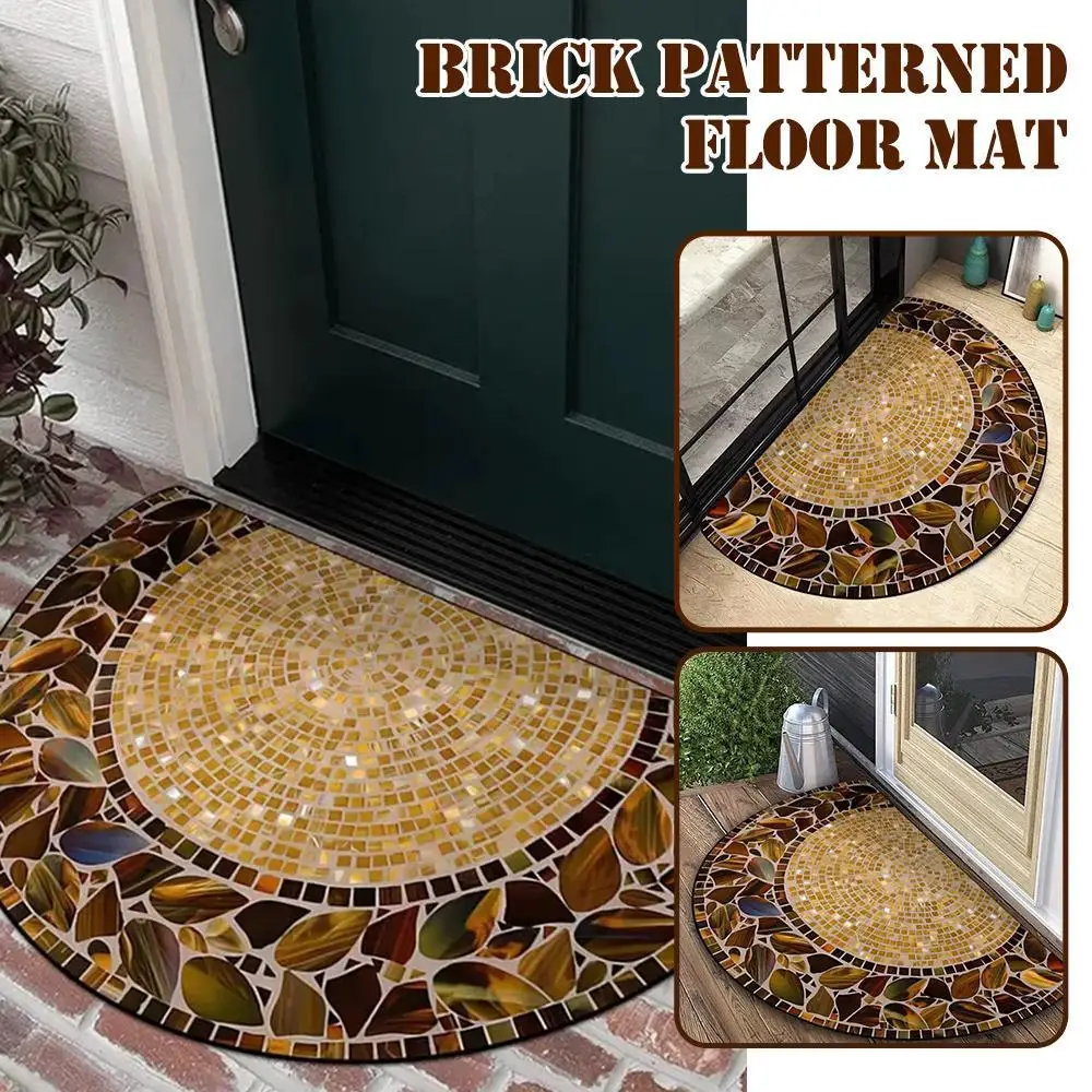 

50*80cm Home Decorative Carpet Door Mat Bathroom Entrance Entranceway Outdoor Non-Slip Easy to Clean Carpet ﻿