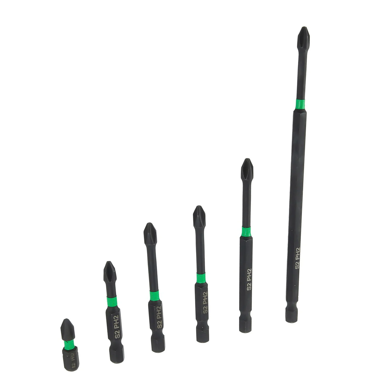 6 pezzi cacciavite a croce PH2 lotto magnetico testa punte per cacciavite in acciaio legato cacciavite antiscivolo 25 50 65 70 90 150mm