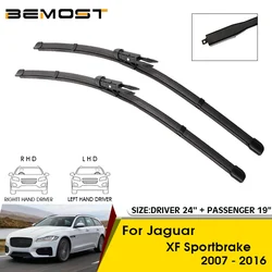 Car Wiper Blades For Jaguar XF Sportbrake 2007-2016 Windshield Windscreen Front Window Blades 24