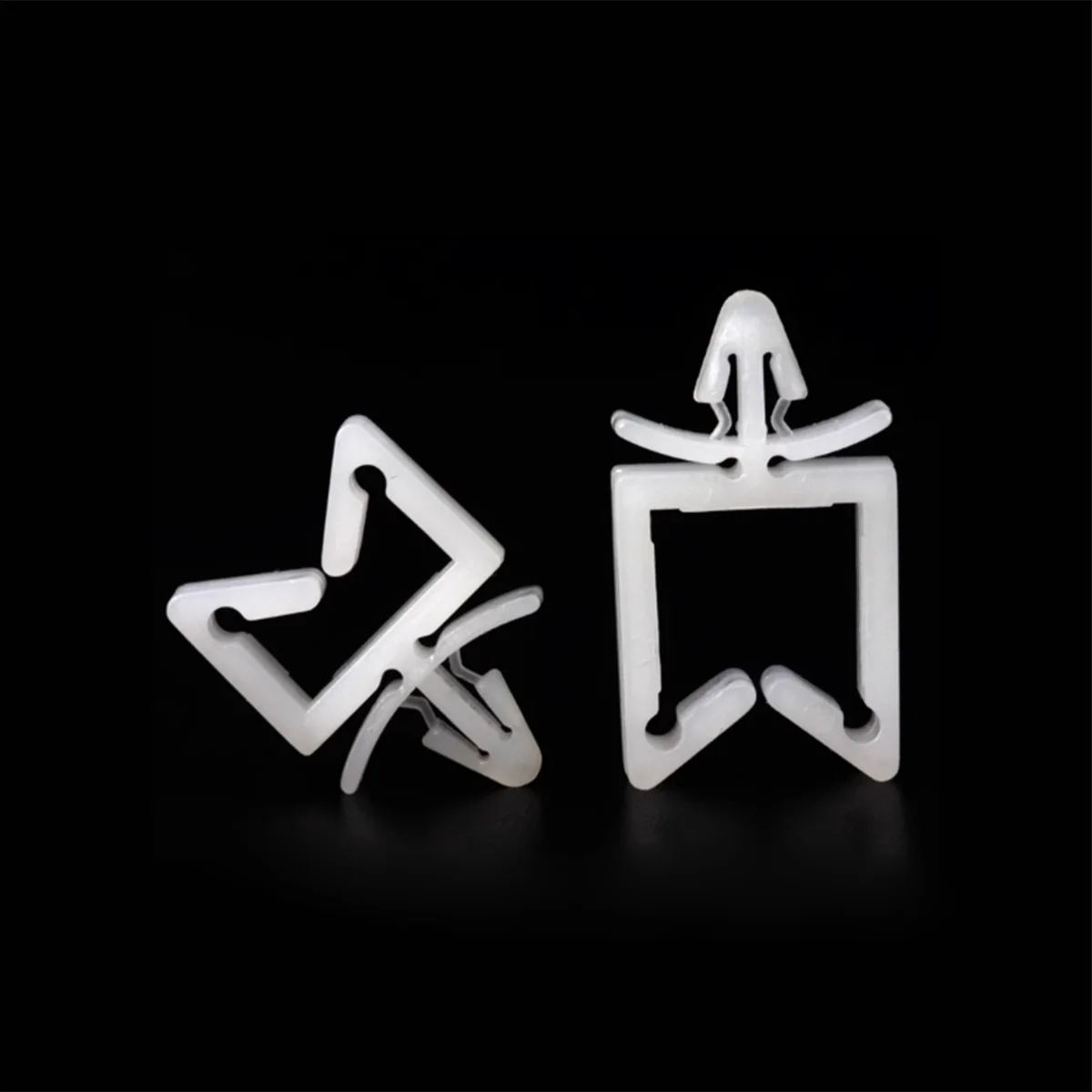 PC Circuit Board Airplane Shaped Plug-In Fixed Seat Square Wire Management Clamp