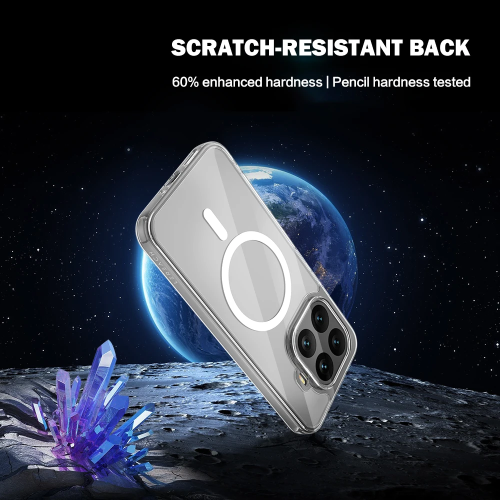 Für Xiaomi 17T Hülle Magnetische Hartschale TPU+PC Transparente Sturzsichere Handyhülle für Xiaomi 17t – Detail 6
