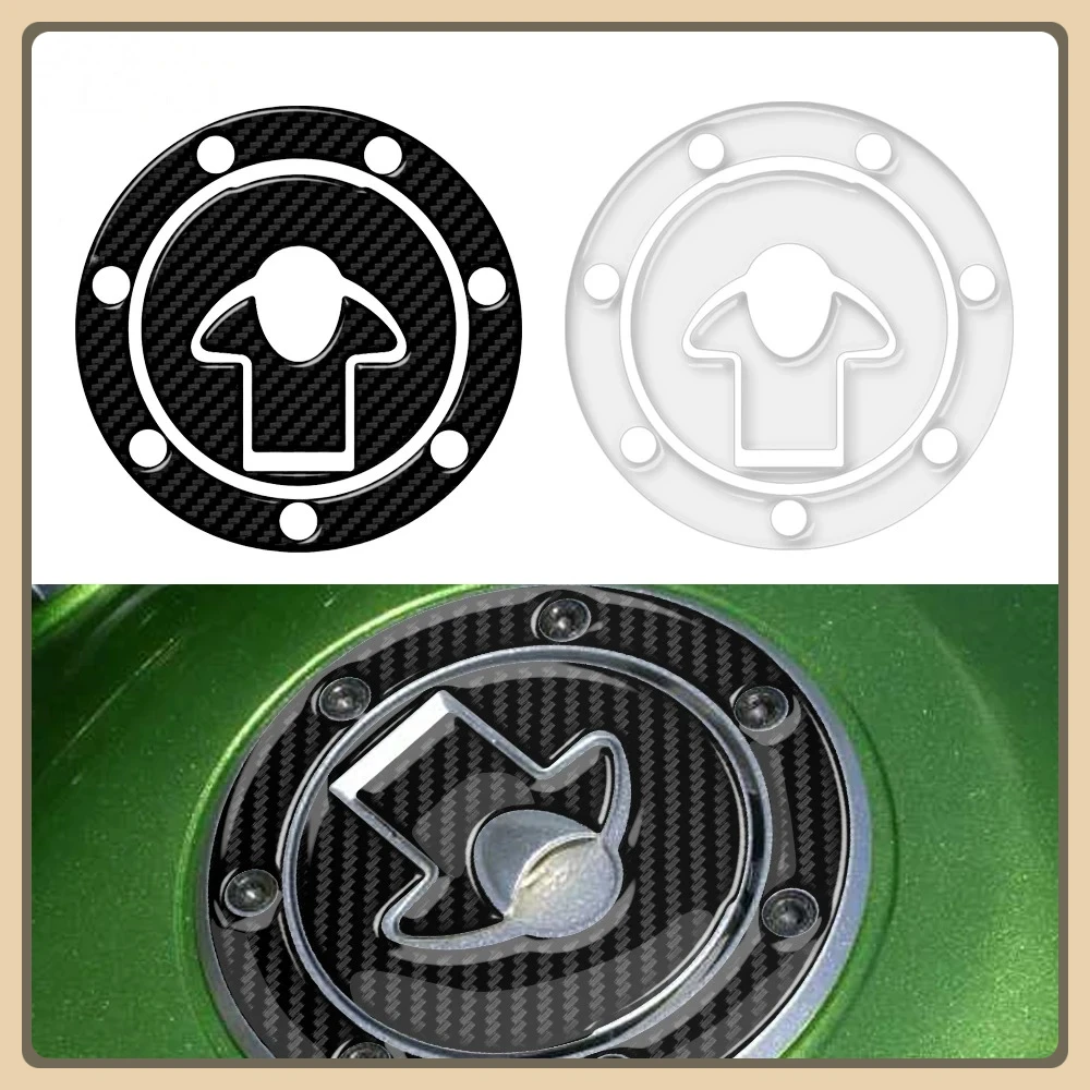 

Для моделей Kawasaki до 1999 года (7 отверстий) защитная наклейка на крышку топливного бака мотоцикла