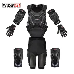 WOSAWE giacca da moto Racing Armor Protector ATV Motocross giacca di protezione del corpo abbigliamento equipaggiamento protettivo