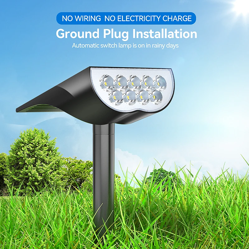 

2/4/6/8pcs Solar Led Light Outdoor Garden Solar Lights Garden Courtyard Lamp Spotlight Waterproof IP67 Green/Warm/Cold White