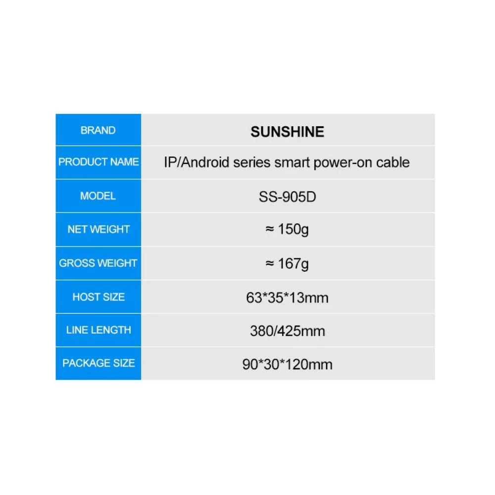 Sunshine SS-905D kabel aktivasi baterai pengisi daya, perbaikan ponsel Android IOS jalur Boot cerdas DC untuk IPhone 6S-16PM