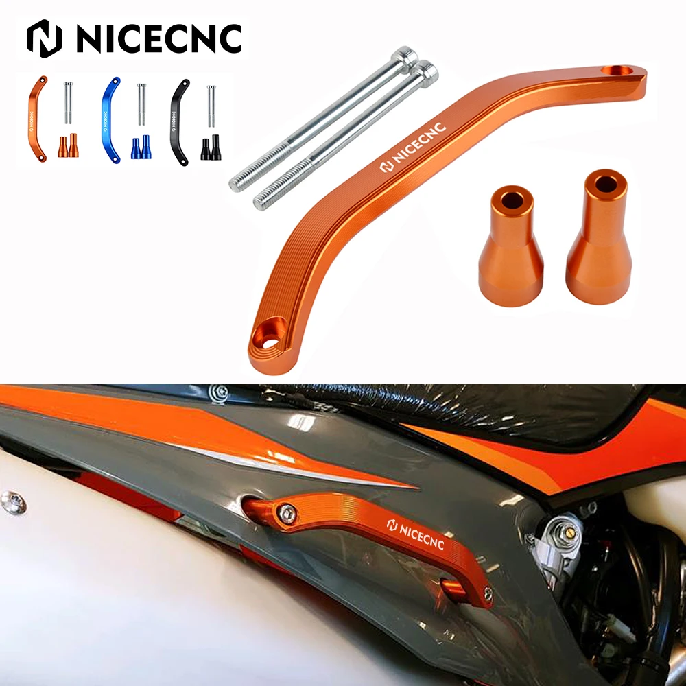 

NICECNC Motocross Aluminum Rear Grab Handle For KTM EXC TPI SIX DAYS EXC-F XCW 500 20-23 SX SXF XC XCF 125-450 150 200 250 19-22