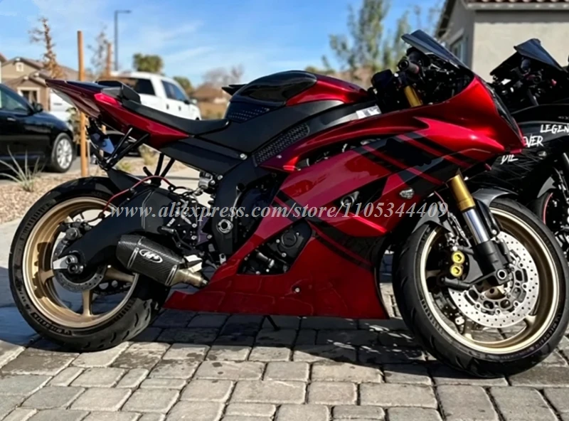 NEW ABS Fairings Kits Fit For YAMAHA R6 2008 2009 2010 2011 2012 2013 2014 2015 2016 Bodywork Set Custom Black Red