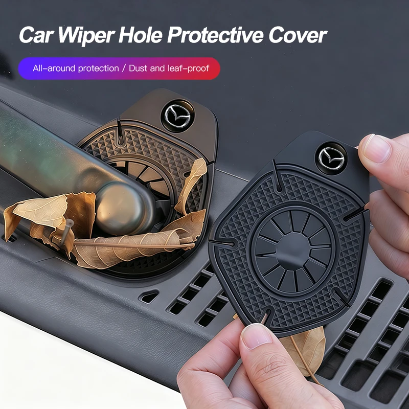 

2Pcs Car Windshield Wiper Hole Plug Protective Cover For Mazda 3 CX5 CX30 MX5 CX3 CX9 CX7 MX3 MX6 CX50 CX60 CX70 CX80 CX90 RX7