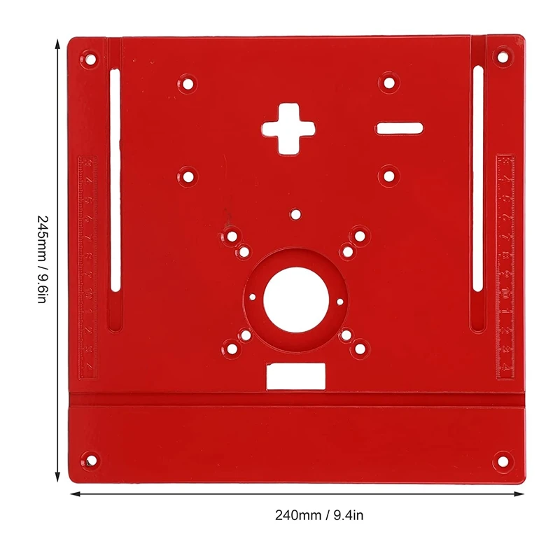 Plaque d'insertion de Table de routeur A98E, insert de plaque de Table de routeur pour plaque de Table de routeur d'établi de travail du bois