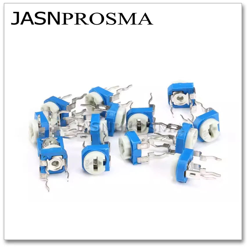 JASNPROSMA RM065 500 STKS 100 K 200 K 500 K 104 204 504 RM-065 WH06-2 Trimpot Trimmer Potentiometer Variabele verstelbare Weerstand OHM