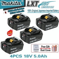 100% Genuine Makita 6Ah/5Ah/3Ah for Makita 18V Battery BL1840 BL1830B BL1850B BL1850 BL1860 BL1815 Replacement Lithium Battery