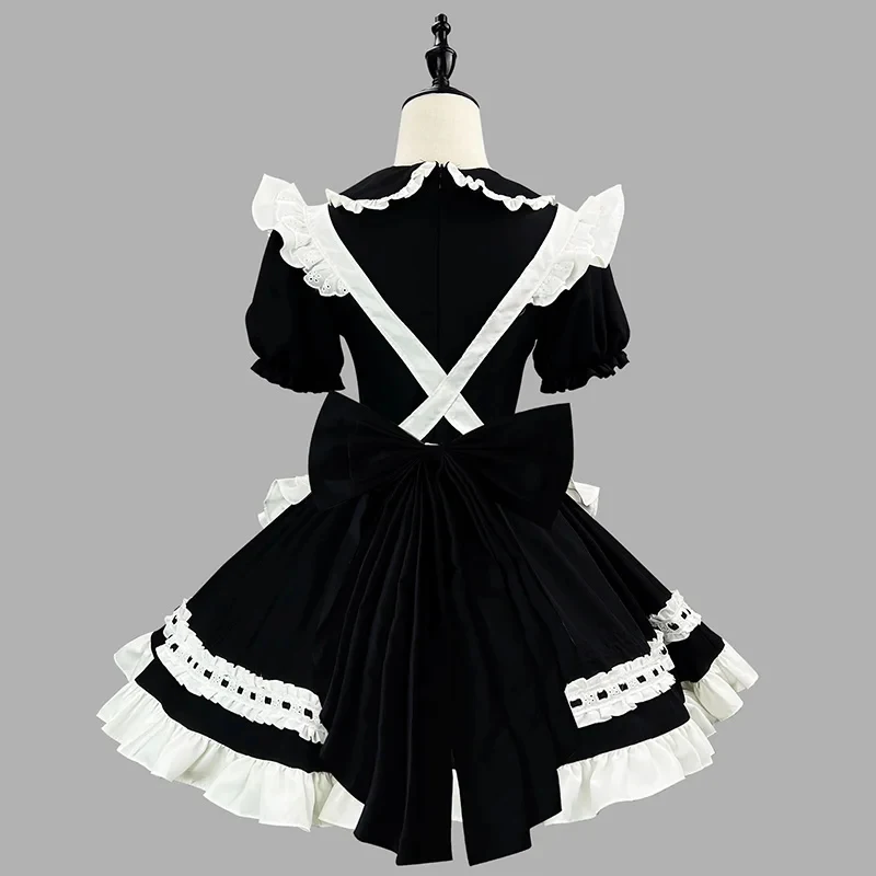 

S -5XL Cute Lolita Maid Outfit Cosplay Costume Women Servant Apron Dress Uniform Party Costumes Clothes