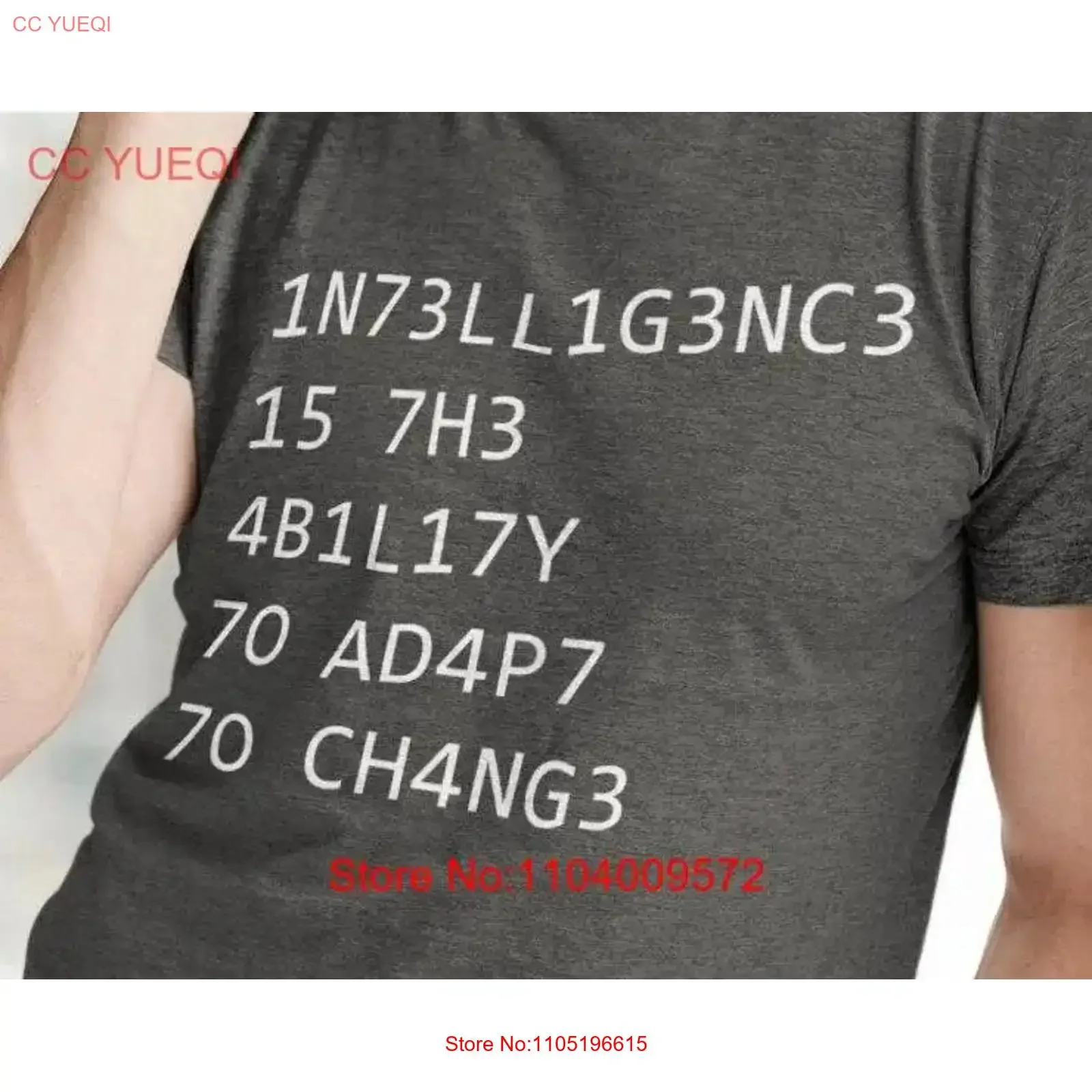 Intelligence T Shirt Quotes Science Apparel Scientist Brain Wisdom Genius Quote Intellectual Adapt To Change vintage Washed
